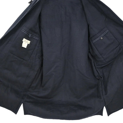 Hermes Single Breasted Coat Black #50