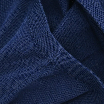 Chanel 1996 Ensemble Cardigan Top Navy #44