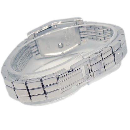 Cartier Lanieres Tonneau Quartz Watch Ref.2560 18KWG Diamond