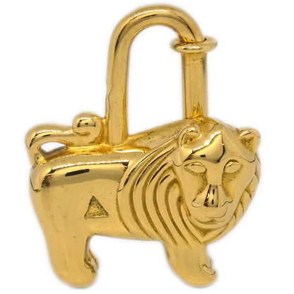 Hermes I'Afrique Lion 1997 Cadena Gold Small Good