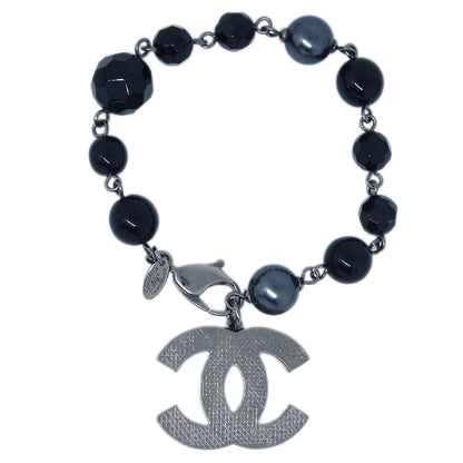 Chanel Bracelet Costume Pearl Black A13V
