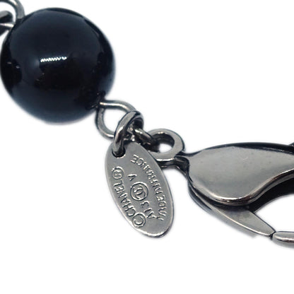 Chanel Bracelet Costume Pearl Black A13V