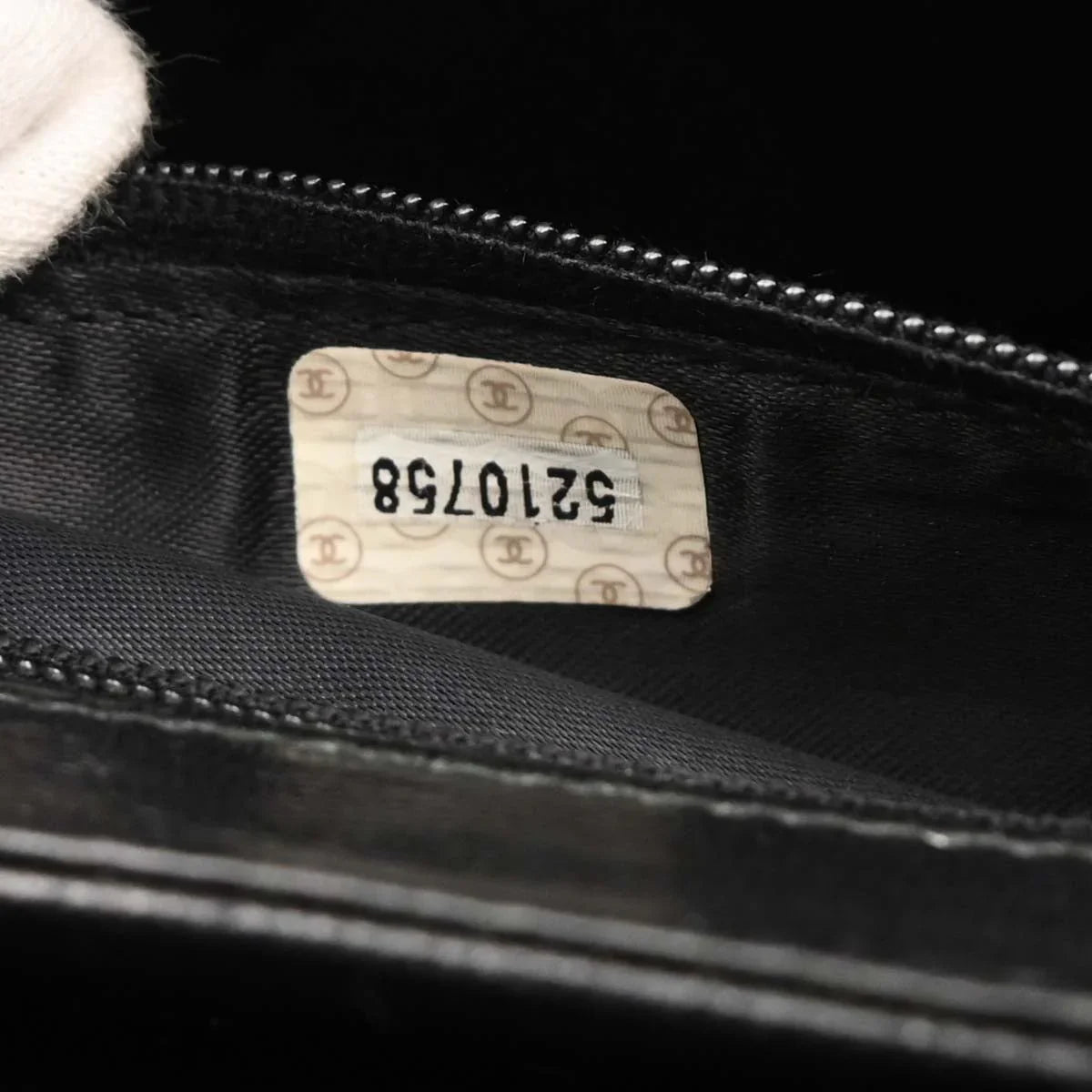 Chanel 1997-1999 Black Caviar Handbag