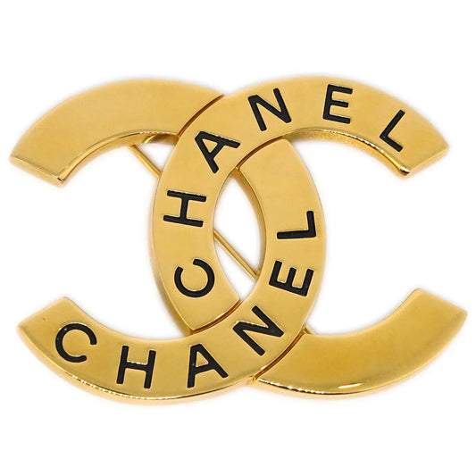 Chanel CC Brooch Pin Gold 98P