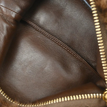 Louis Vuitton * 2009 Monogram Mink Pochette Milla MM M60182