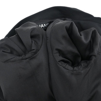 Chanel 1996 Setup Suit Jacket Skirt Black #40