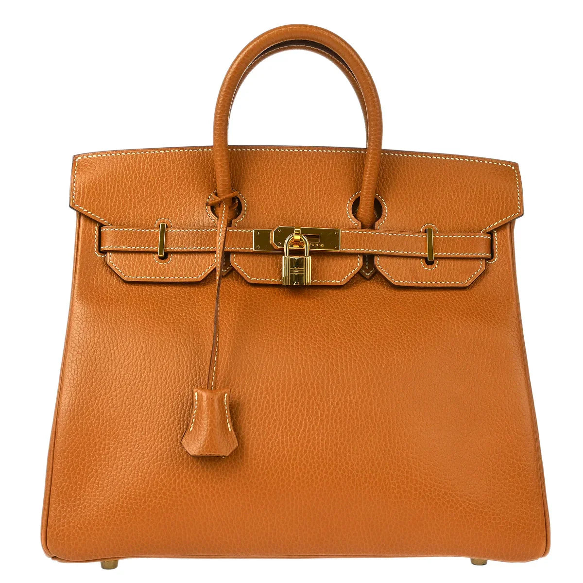 Hermes 1995 Natural Ardennes Haut a Courroies 32 Handbag