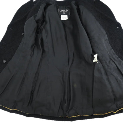 Chanel 1995 Setup Suit Jacket Skirt Black #38