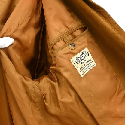 Hermes Duffle Coat Brown #46