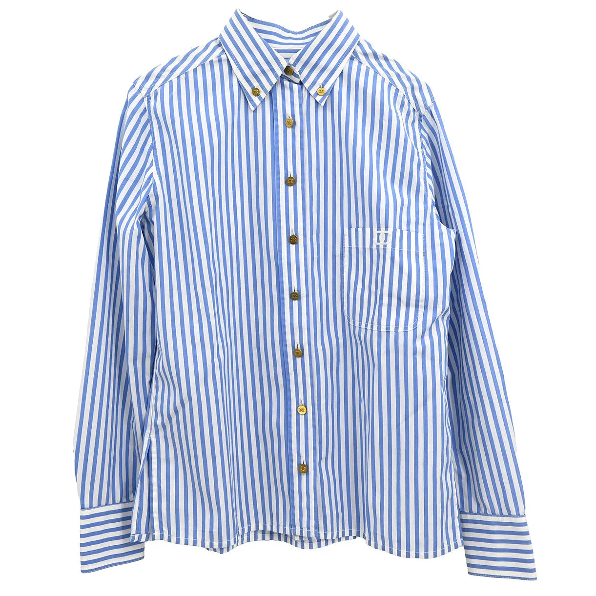 Chanel Shirt Blouse Blue