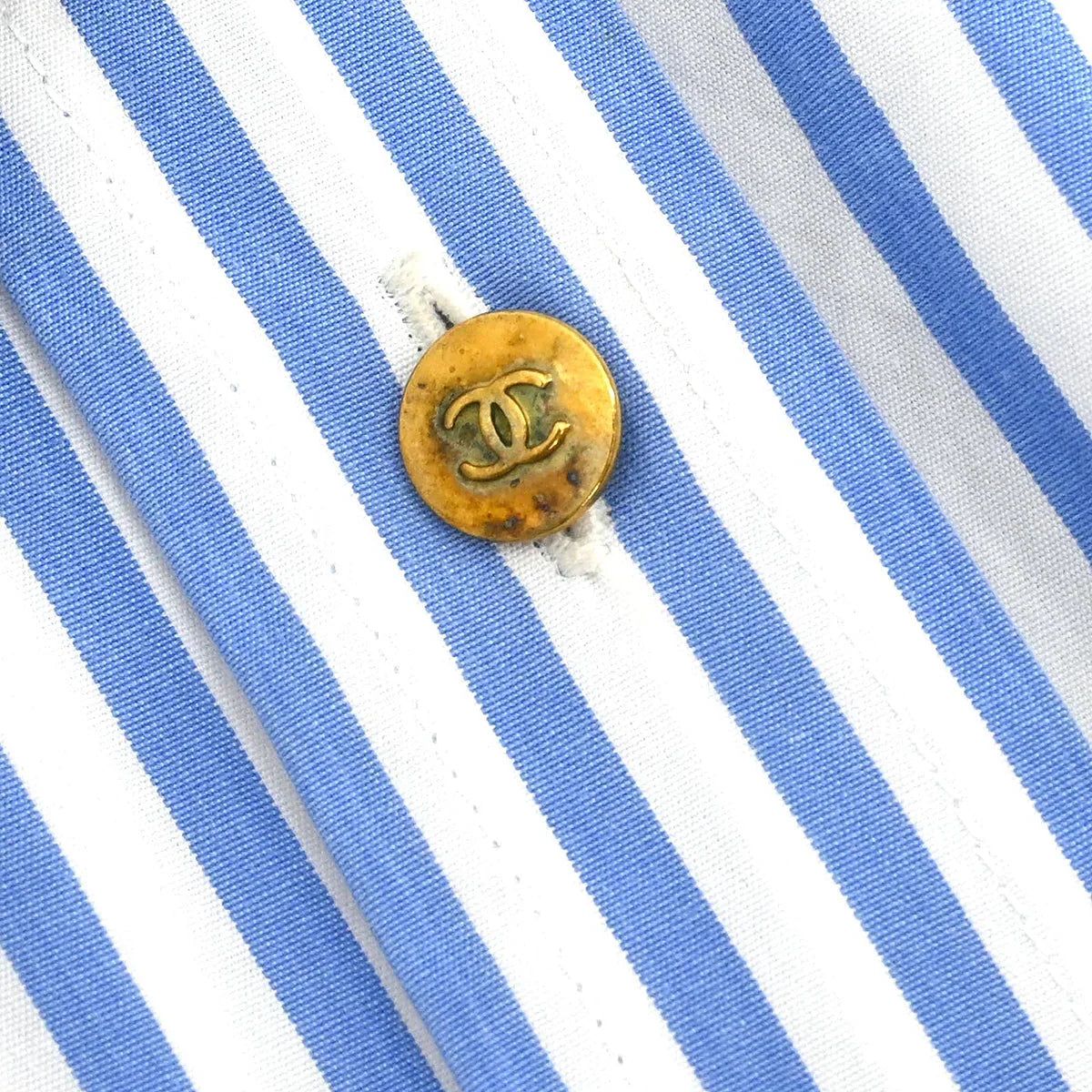 Chanel Shirt Blouse Blue