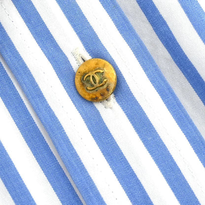 Chanel Shirt Blouse Blue