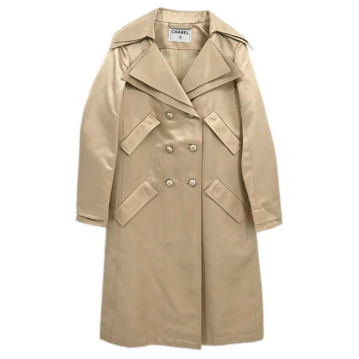Chanel Trench Coat Beige