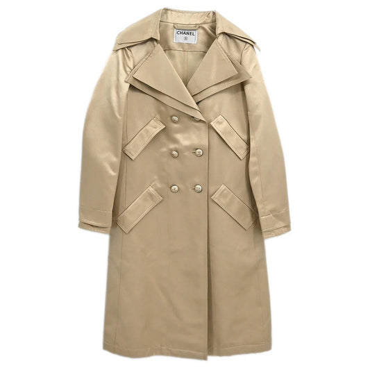 Chanel Trench Coat Beige