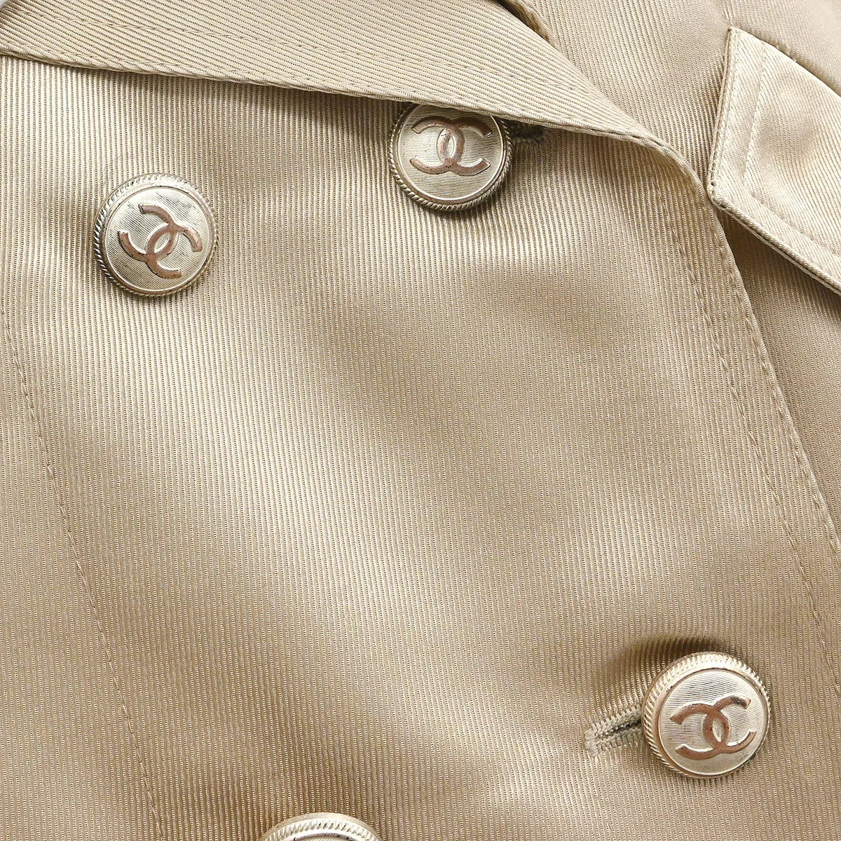 Chanel Trench Coat Beige