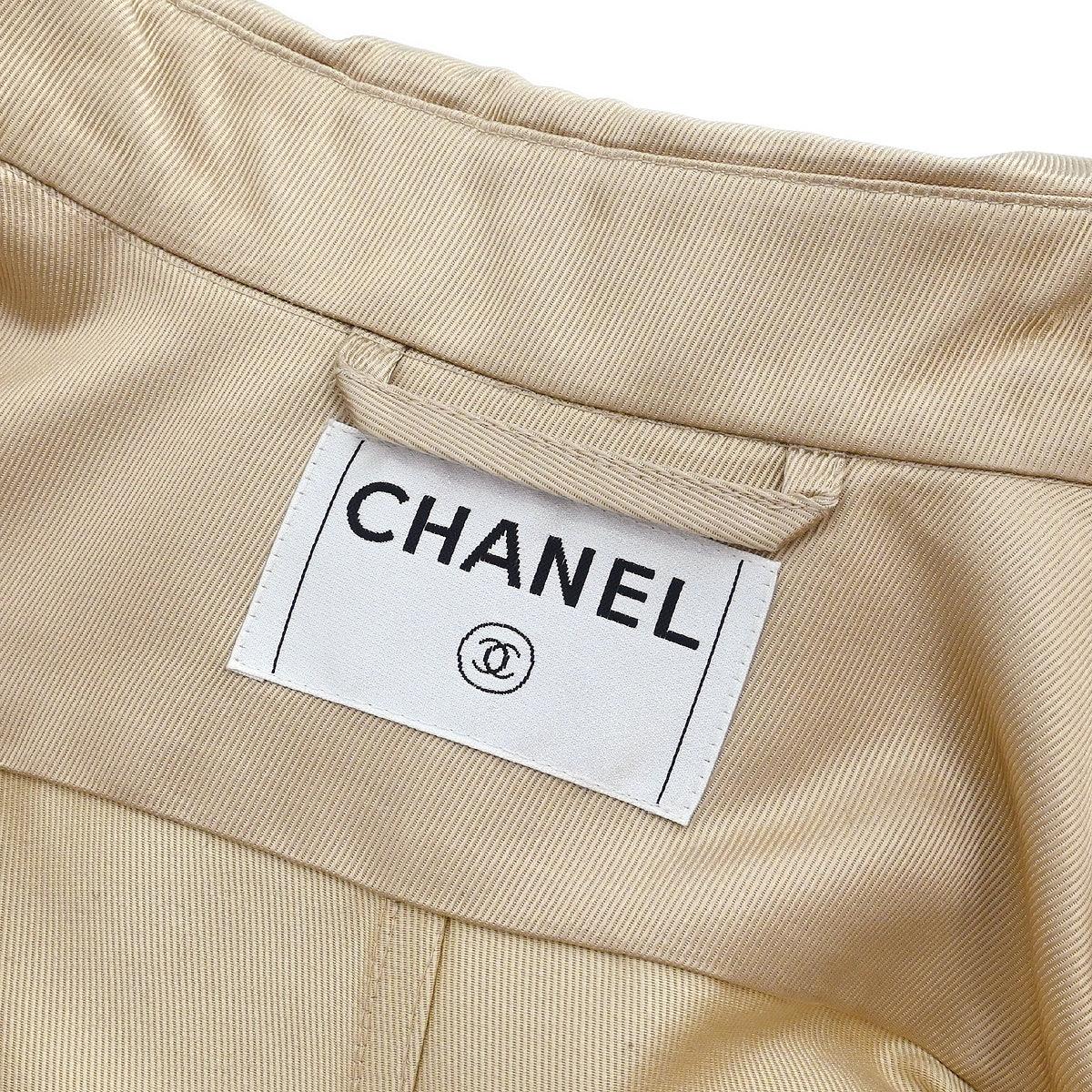 Chanel Trench Coat Beige