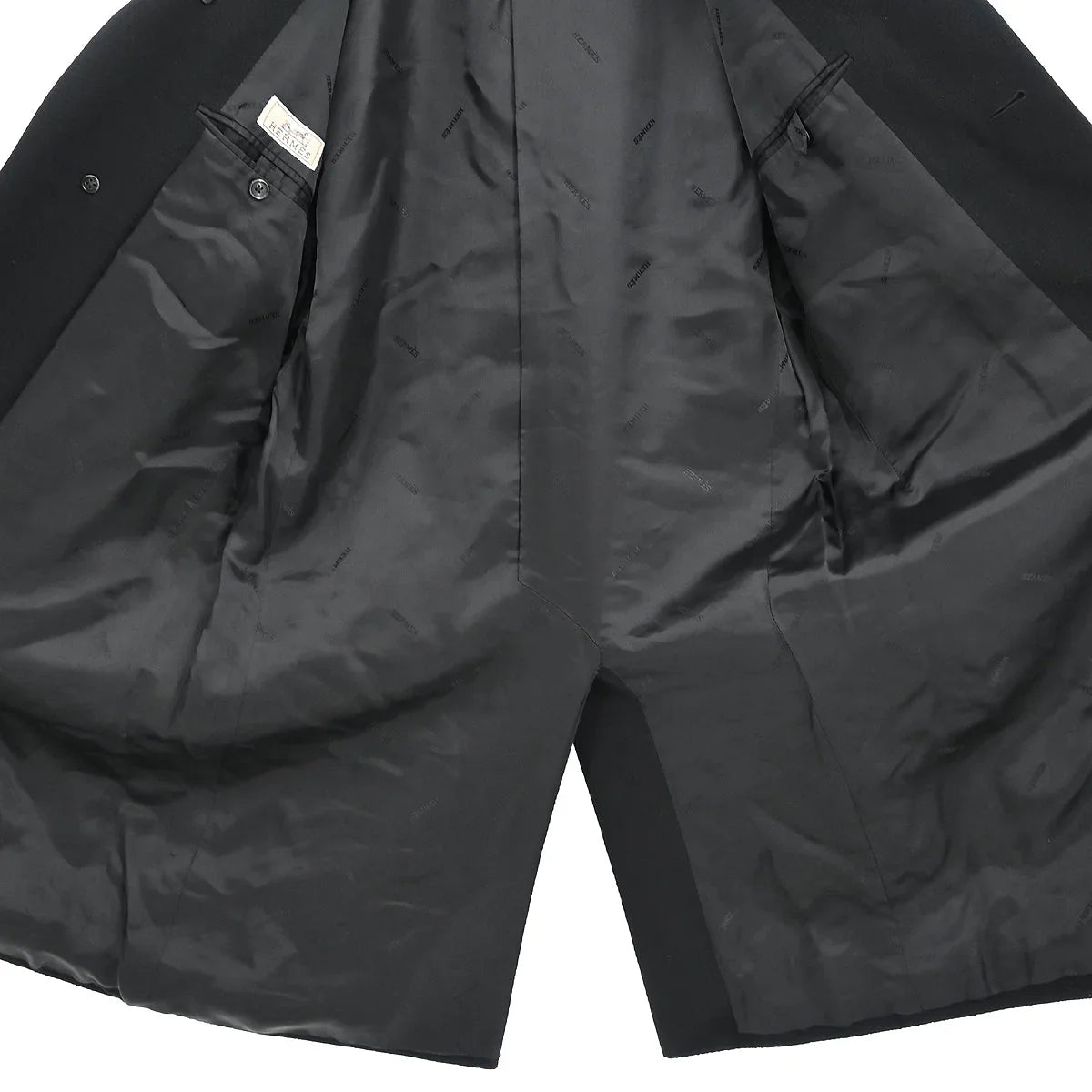 Hermes Coat Black 9053 #46