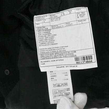 Hermes Coat Black 9053 #46
