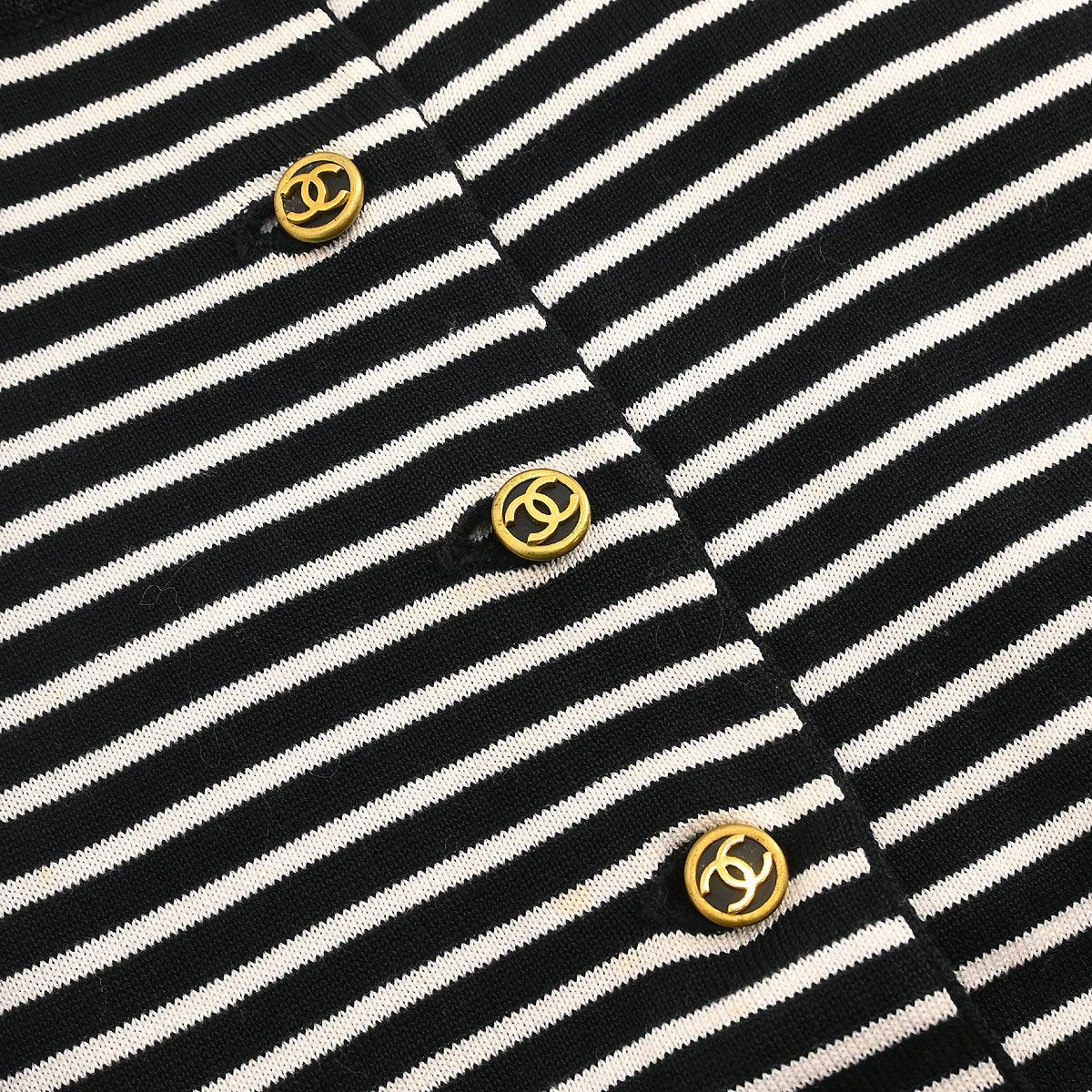 Chanel 1995 Short Sleeve Top Black #42