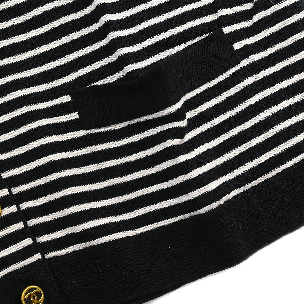 Chanel 1995 Short Sleeve Top Black #42
