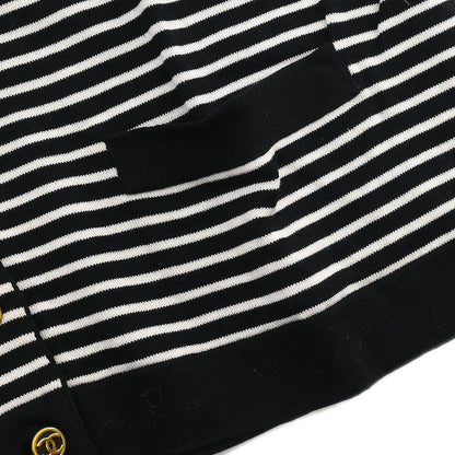 Chanel 1995 Short Sleeve Top Black #42