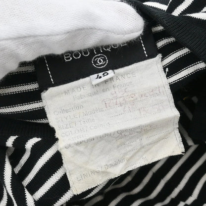 Chanel 1995 Short Sleeve Top Black #42