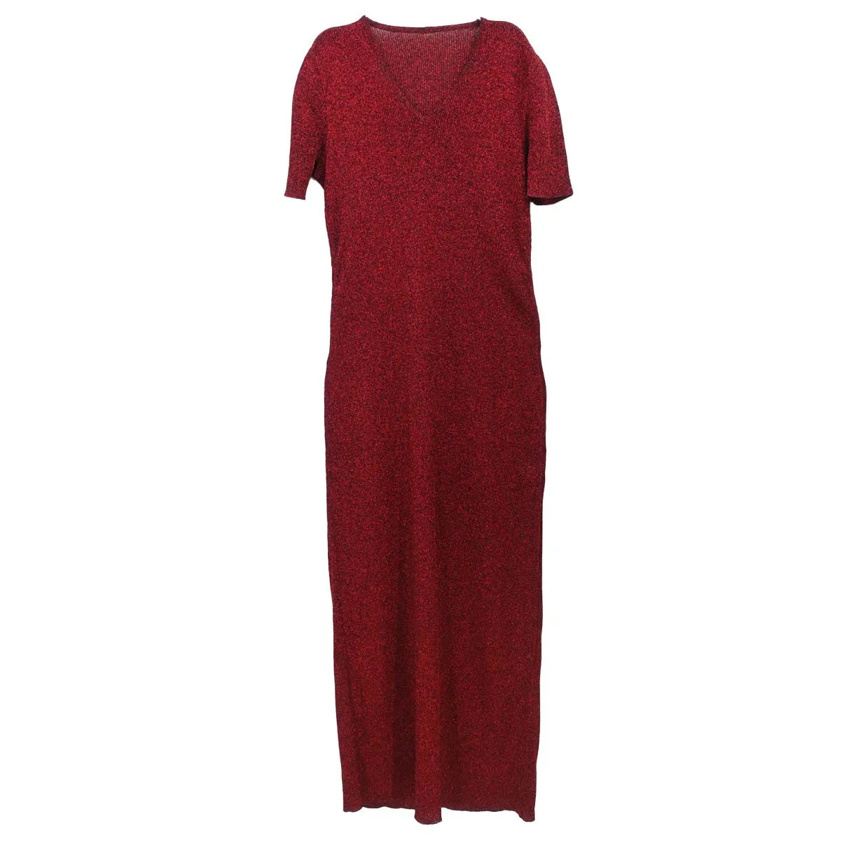 Chanel 1996 Setup Cardigan Dress Bordeaux #40