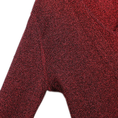 Chanel 1996 Setup Cardigan Dress Bordeaux #40
