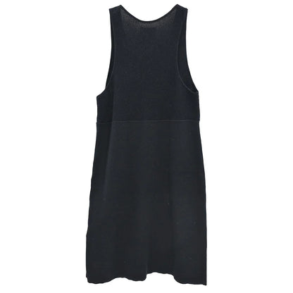 Chanel 2004 Sport Line Sleeveless Dress Black #38