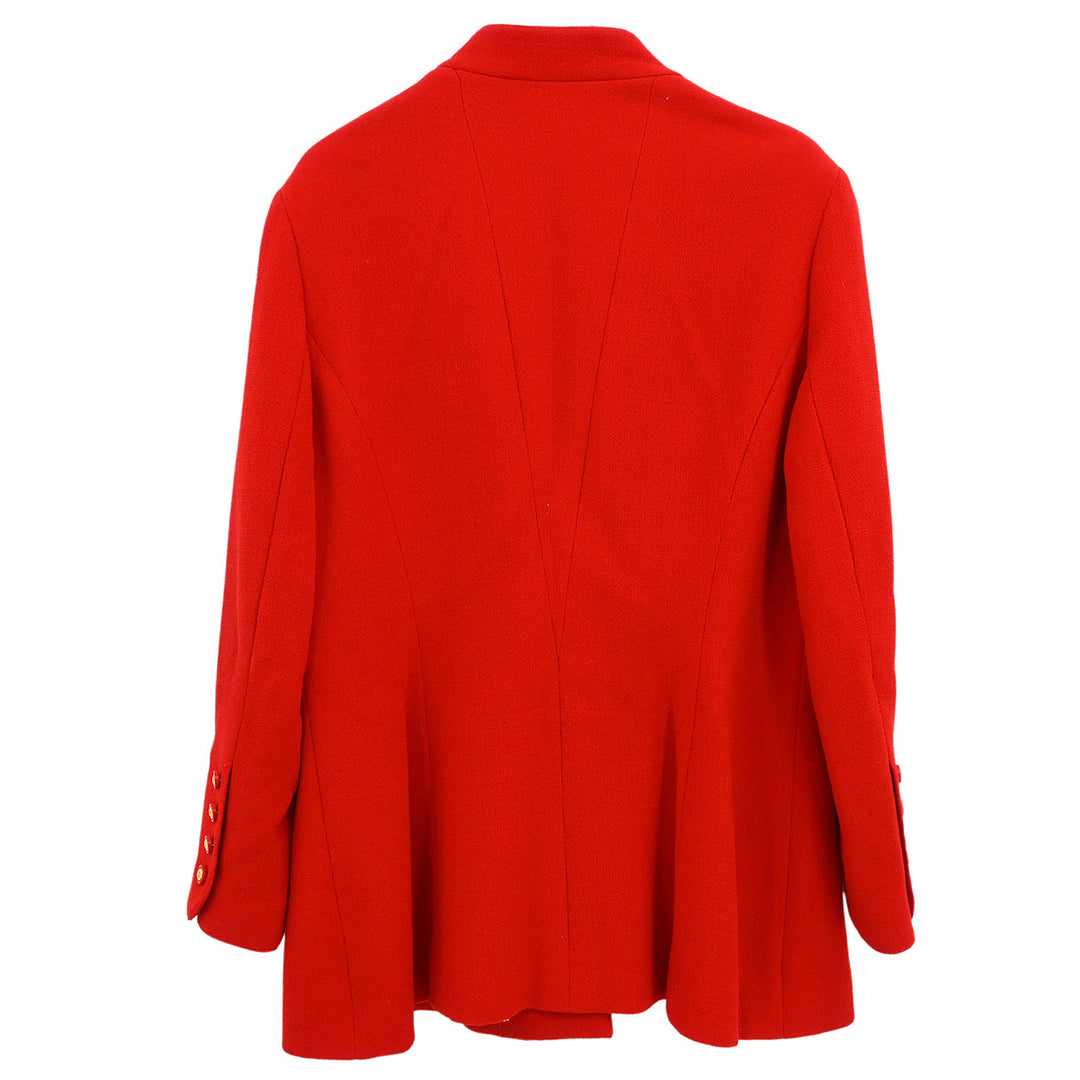 Chanel 1996 Single Breasted Jacket Red #46 – AMORE Vintage Tokyo Chanel 1996 Single Breasted Jacket Red #46 – AMORE Vintage Tokyo