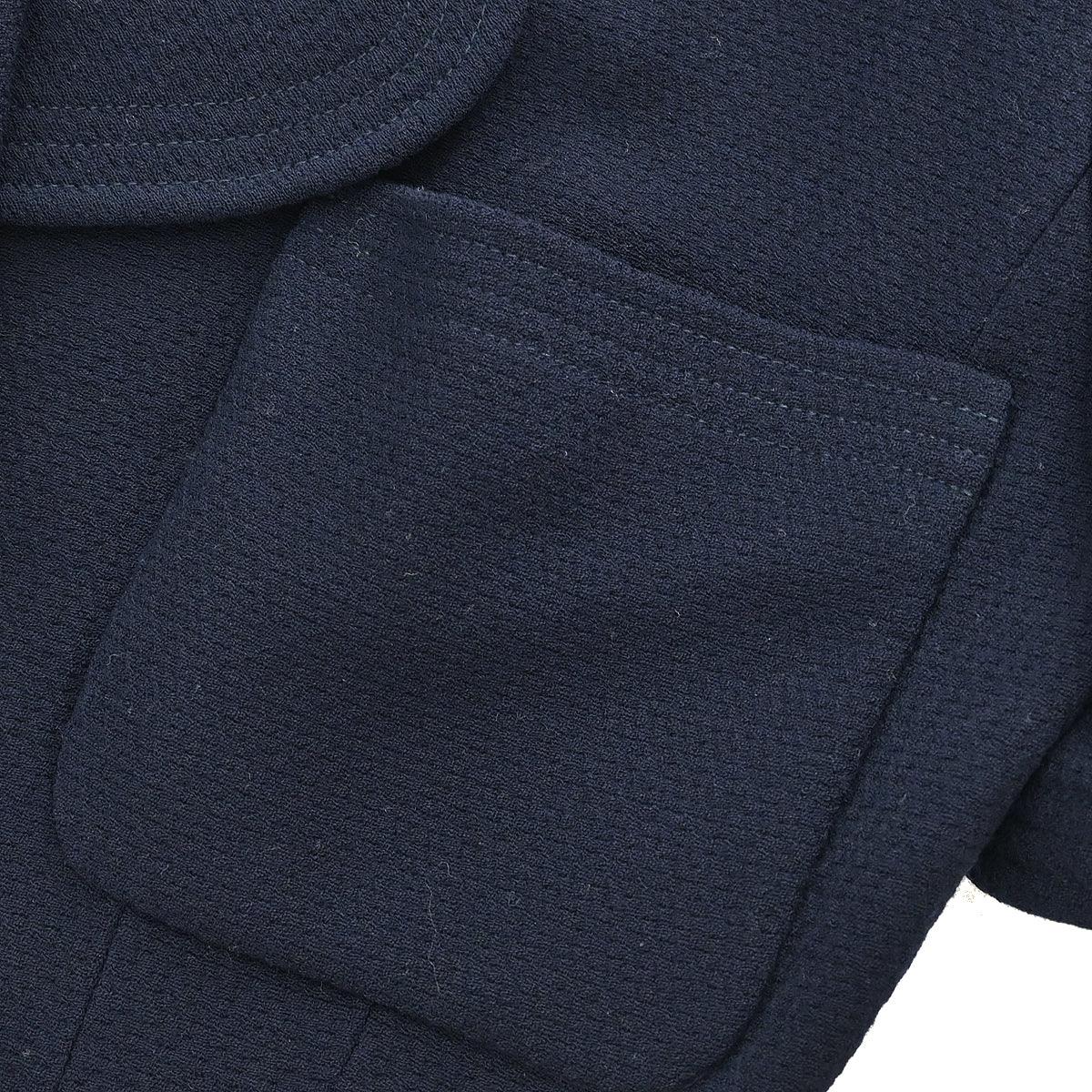 Chanel 1993 Setup Suit Jacket Skirt Navy #38