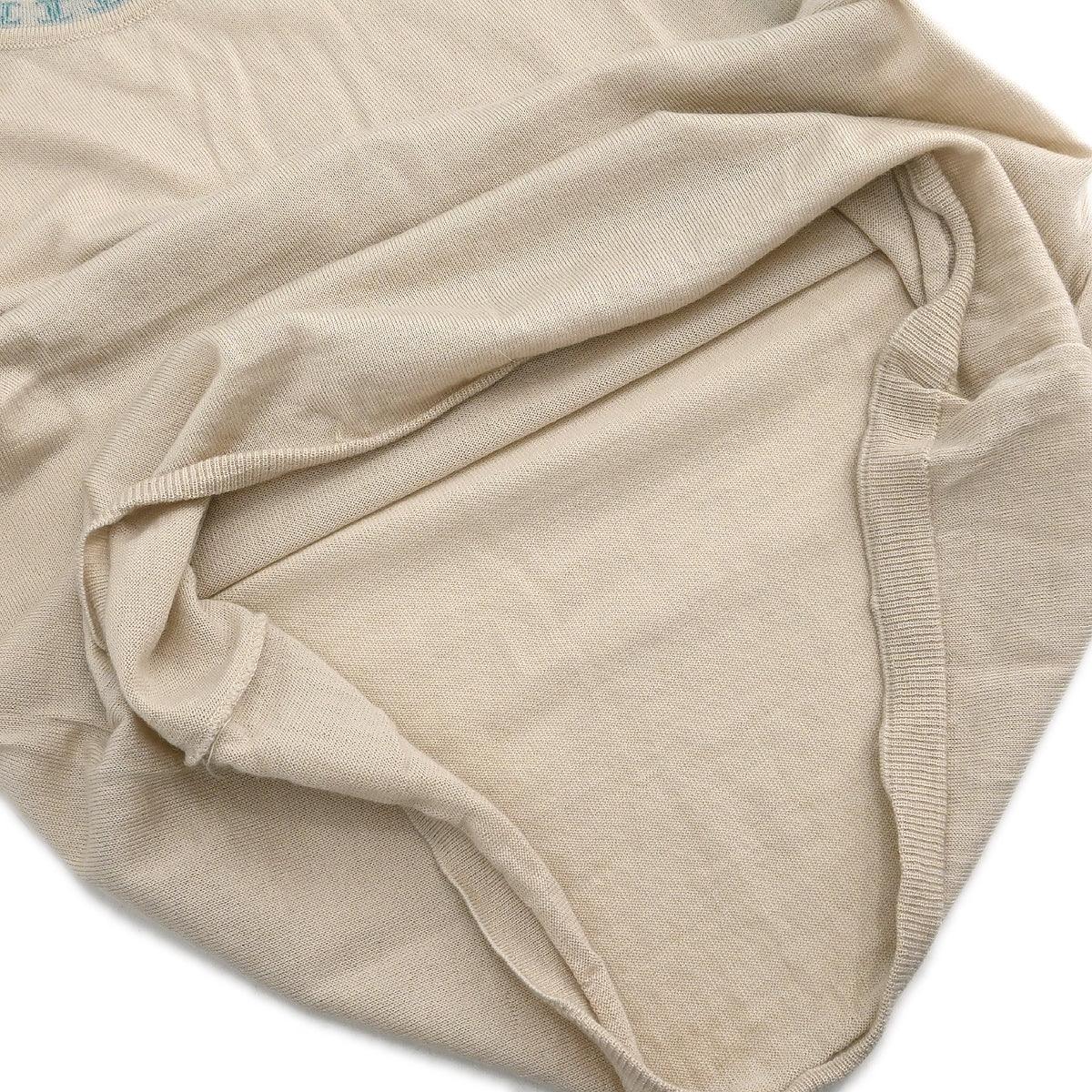 Chanel 2001 Sleeveless Tank Top Beige #42