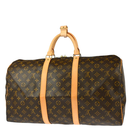 Louis Vuitton 2003 Monogram Keepall 50 Duffle Travel Handbag M41426