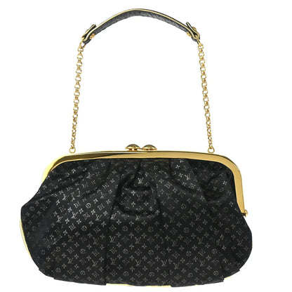 Louis Vuitton * 2006 Black Satin Aumoniere M92062