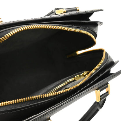 Louis Vuitton 1998 Black Epi Pont Neuf Handbag M52052