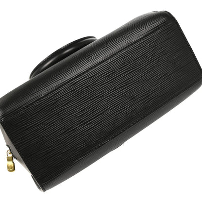 Louis Vuitton 1998 Black Epi Pont Neuf Handbag M52052