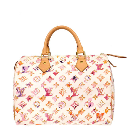 Louis Vuitton 2008 Monogram Watercolor Speedy 30 Handbag M95751