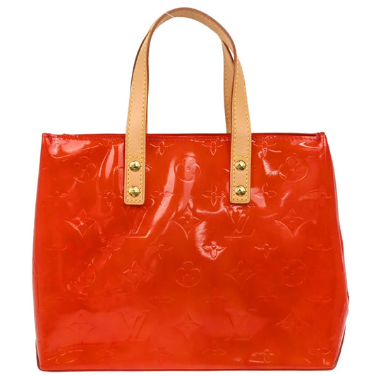 Louis Vuitton 2002 Red Vernis Reade PM Tote Handbag M91088