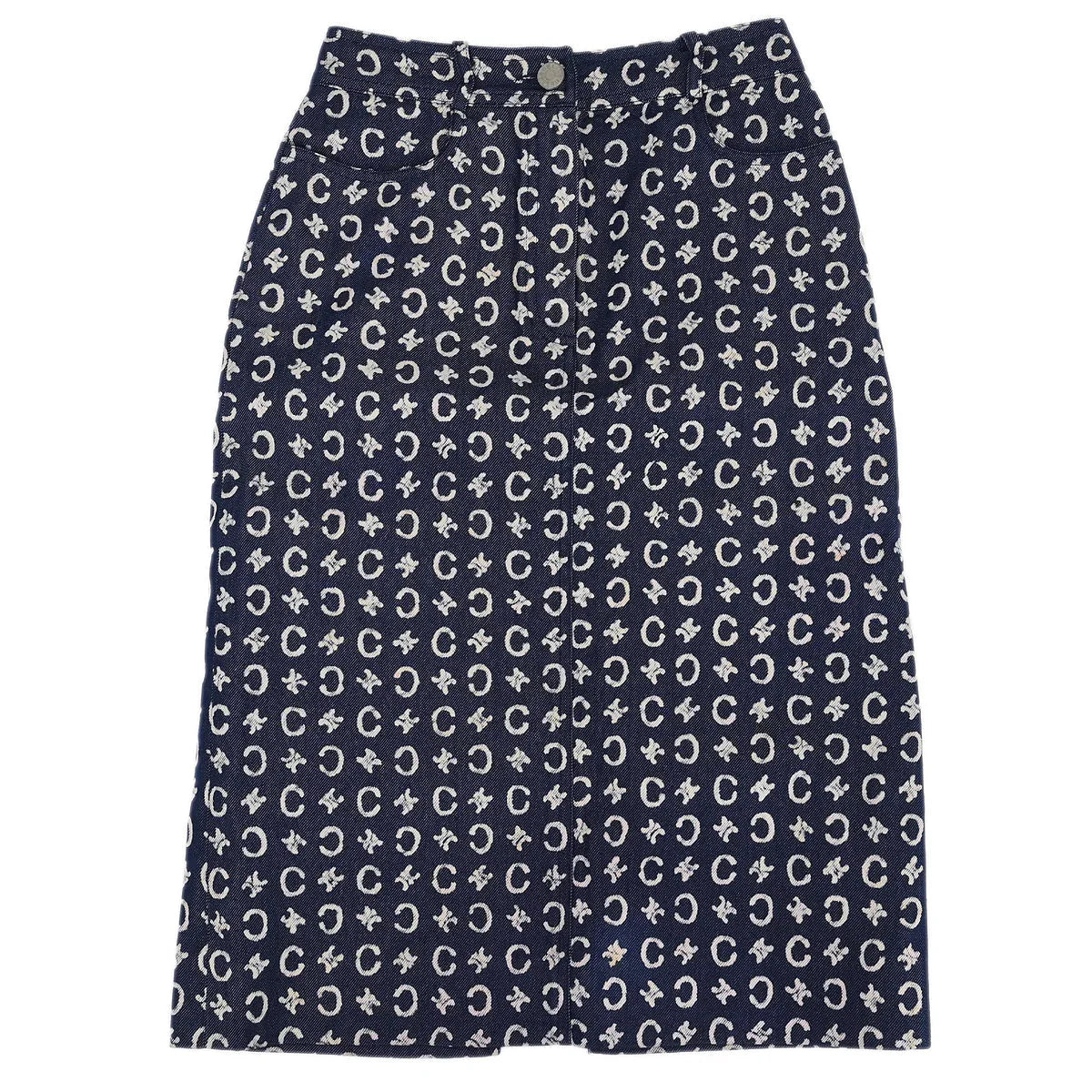 Celine Skirt Macadam Denim Blue #34