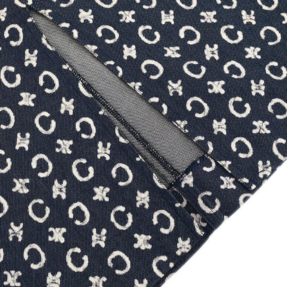 Celine Skirt Macadam Denim Blue #34