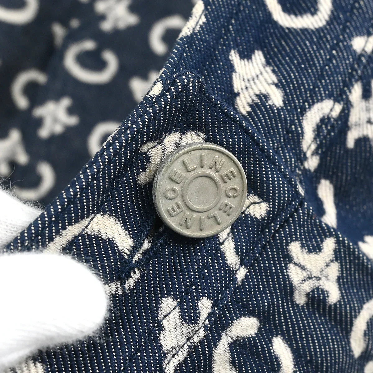 Celine Skirt Macadam Denim Blue #34