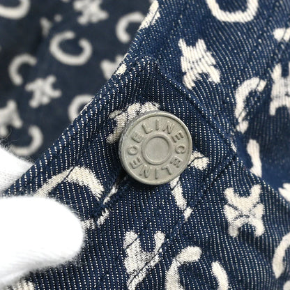 Celine Skirt Macadam Denim Blue #34