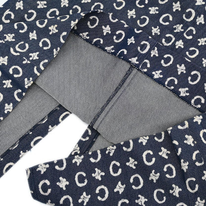 Celine Skirt Macadam Denim Blue #34