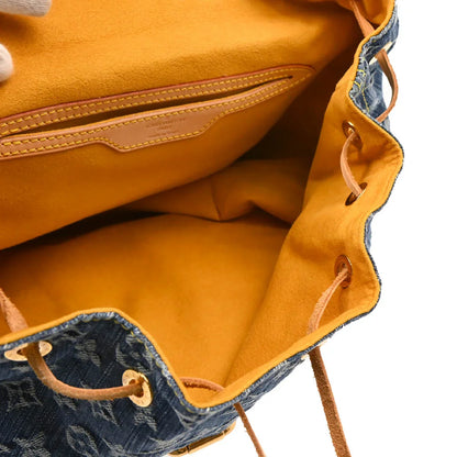 Louis Vuitton 2006 Blue Monogram Denim Sac a Dos GM Backpack M95056