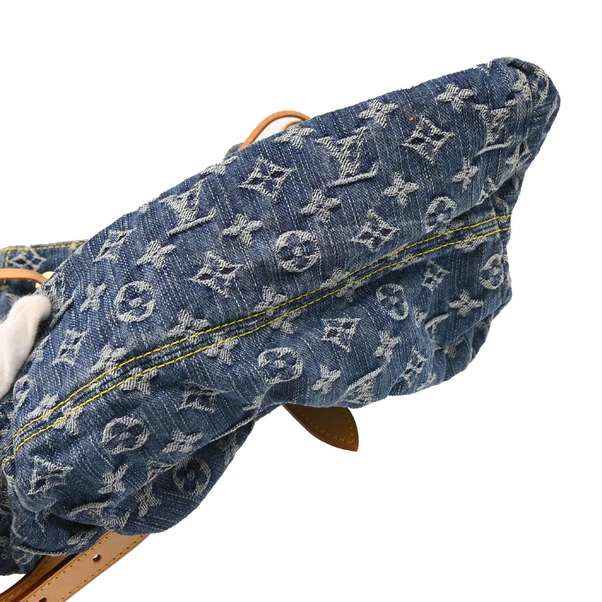 Louis Vuitton 2006 Blue Monogram Denim Sac a Dos GM Backpack M95056