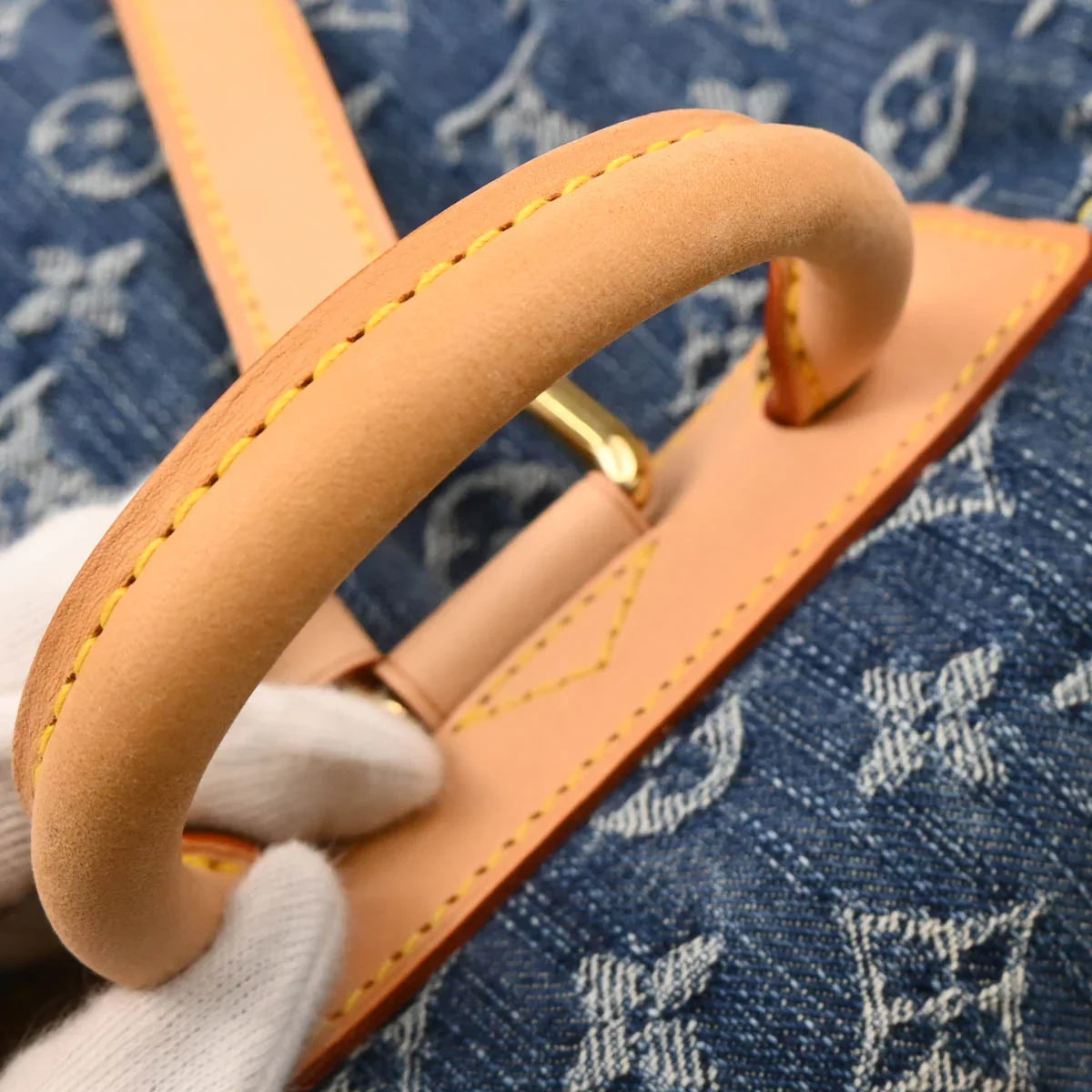 Louis Vuitton 2006 Blue Monogram Denim Sac a Dos GM Backpack M95056