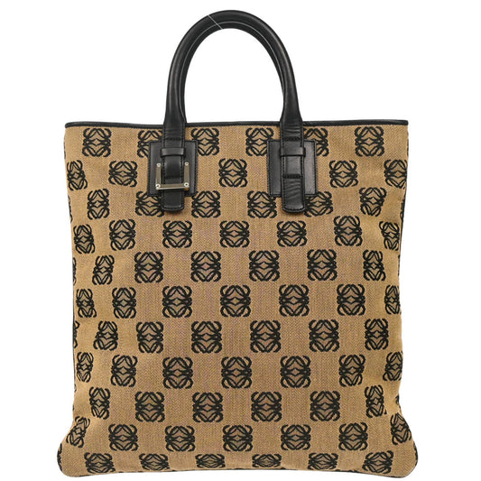 Loewe Brown Canvas Tote Handbag