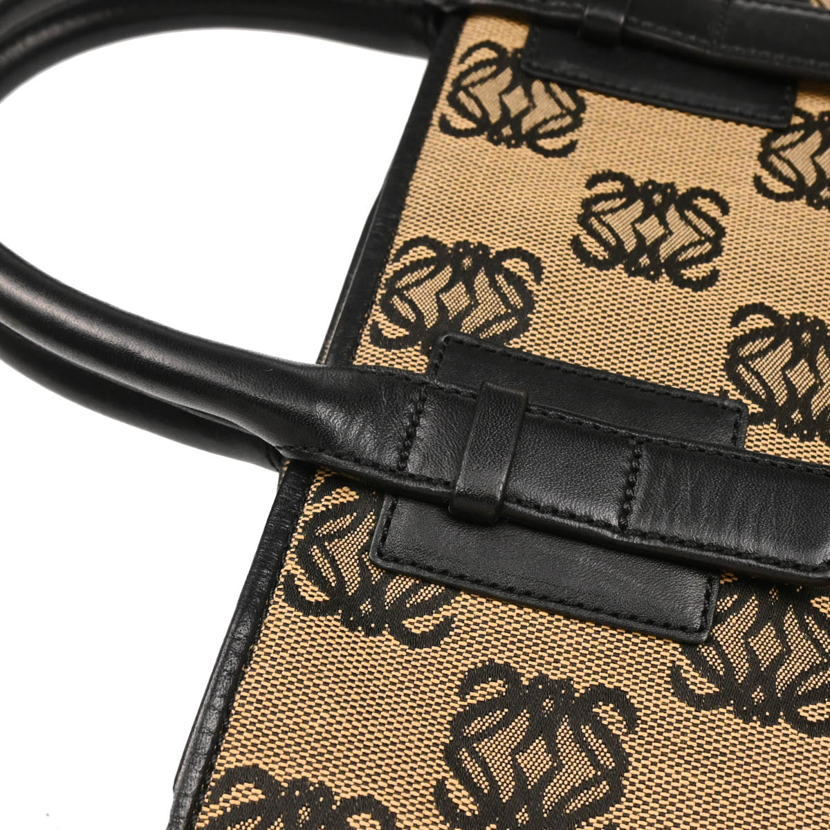 Loewe Brown Canvas Tote Handbag