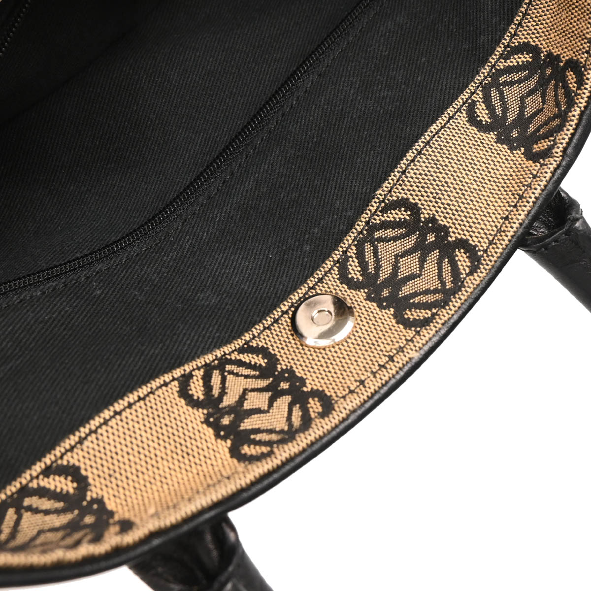 Loewe Brown Canvas Tote Handbag