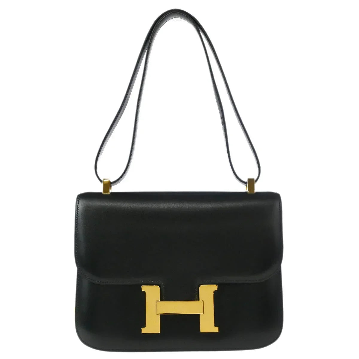 Hermes 1997 Black Box calf Constance 23 Shoulder Bag
